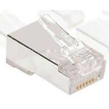 Connector RJ45 8P8C CAT 6 STP MET INSERT SET VAN 10