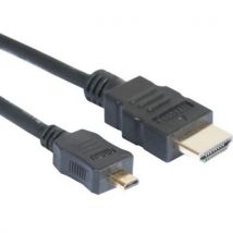Kabel Highspeed Hdmi Met Ethernet Naar Micro Hdmi 1 Meter,