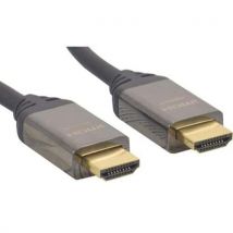 Kabel HDMI premium highspeed met ethernet - 2 mtr - Brand