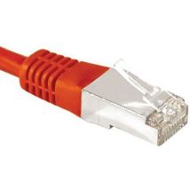 Netwerkkabel Dexlan Rj45 Cat 6a F/utp Rood 0.3 Meter, - Dexlan
