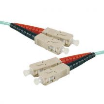 Draadbrug Duplex OM4 SC-UPC/SC UPC aqua 1 m - Brand