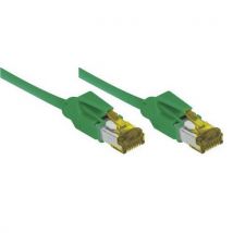Netwerksnoer Rj45 Op Kabel Cat 7 S/ftp Lsoh Sng Groen 1 M,