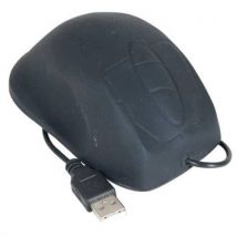 CUC - Muis waterdicht - silicone USB/PS2 zwart