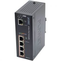 Planet IPOE-E174 IND Switch Ingang UltraPOE naar 4 GIGA PoE+ - Brand