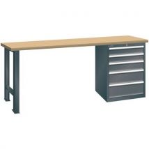 Werkbank 27x27E (bxdxh) 1500x700x890 mm - lista - Lista