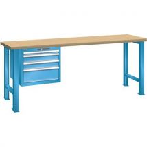 Werkbank 27x36E 4 laden - hoogte 900 mm - Lista - Lista