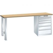 Werkbank 27x36E (bxdxh) 1500x750x890 mm - lista - Brand