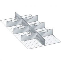Set-indelingsmateriaal 18x36E (bxdxh) 306x612x50 mm - lista - Lista