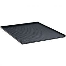 Antislipmat Geribbeld Met Rand Voor Lade Zwart 717x572x20mm, - Lista