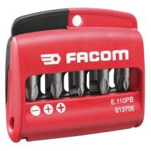 Facom - Cassette met schroefbits - Gemengd 10 stuks