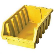 Set van 3 - Kunststof Doos Ergobox 5 18,7 X 50 X 33,3 Cm, Geel,