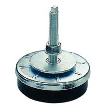 Trillingdemper met spindel voor middelzware tot zware belasting - Gegalvaniseerd stalen stang - M20 schroefdraad - Sunnex