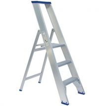 Solide - Industriële trapladder aluminium - Enkelzijdig - Stevig