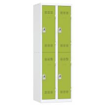 Garderobekast 2 Kolommen 300mm, 2 Vakken Slothouder Anijs, - Vinco