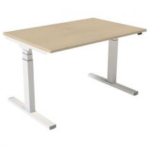 Elektrisch, Ergonomisch Bureau 140 Cm Esdoorn, - Robberechts