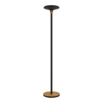 Vloerlamp Baly Unilux Bamboo, Led Lamp - Zwart, - Unilux