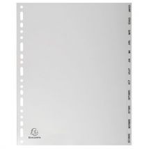 Tabblad Met Bedrukte Tabs In Grijs Pp 12 Tabs Jan/dec A4+, - Exacompta