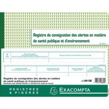 Register alarm volksgezondheid en milieu 24x32cm Exacompta - Exacompta