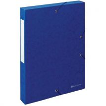 Dossierhouder Exabox Rug 40 Mm Glanskarton Scotten, A4 Blauw, - Exacompta