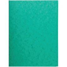 Eenvoudige Map Zonder Elastiek, 3 Kleppen, 400 G/m² A4 Groen, - Exacompta