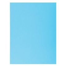 Exacompta - Pakket van 50 mappen met klep Super 250 - 24x32 cm lichtblauw - 210 g/m² karton - Eco-verantwoordelijk
