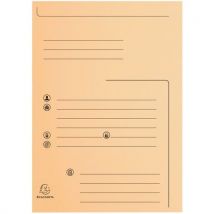 25 Mappen, 2 Kleppen, Super 250 Contact, 24x32 Cm Assorti, - Exacompta