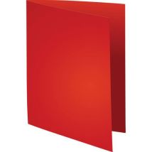 Exacompta - Binnenmappen Flash 80 - Set van 100 - Rood, 22x31 cm - 100% Gerecycled Karton