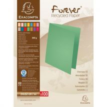 Dossiermap Forever 220 24x32cm Voor A4 Geel, - Exacompta