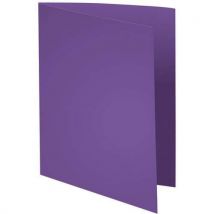 Set Van 100 Binnenmappen Rock''s 80 - 22x31 Cm - Violet, - Exacompta