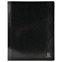 Map Met Lamel, Geplastificeerd Karton 355 G/m² A4 Zwart, - Exacompta