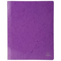Map Met Lamel, Geplastificeerd Karton 355 G/m² A4 Violet, - Exacompta