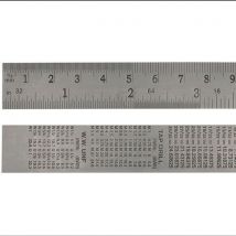 Flexibele Roestvaststalen Linialen 150 X 19 X 0,6 Mm, - Faithfull