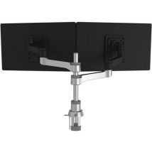 R-go Zepher, Schermarm Dubbel, Zwart/grijs Smart-bevestiging, - R-Go Tools