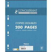 Conquerant - Dubbel ringbandpapier 210x297 Seyes gerecycled - Conquérant