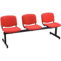 Wachtkamerbank Rughoogte:35cm Ondermat:metaal, - Linea Fabbrica