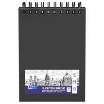 Schetsboek Oxford Art Integraal A5 100 P. 100 G Zwart, - Oxford