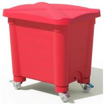 Opslagbak EasyBac met deksel en wielen - 115 t/m 585 l - EMP