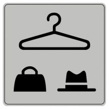 Pictogram Iso 7001 Symbool Garderobe 200 X 200 Mm, - Novap