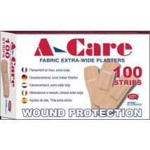 Doos met 100 pleisters assorti - Latexvrij of wasbestendig - Breed + normaal - Aero Healthcare