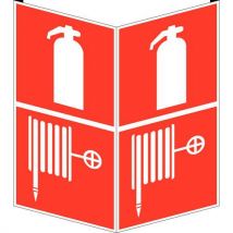 Brandbestrijdingsbord - Brandblusser en brandslang - Hard - Brady