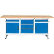 Werkbank Metec 200 - 2 ladeblokken - Metec