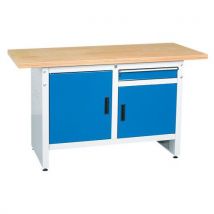 Werkbank Metec 150 - 2 ladeblokken - Metec