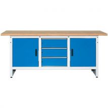 Werkbank Metec 200 - 2 ladeblokken - Metec