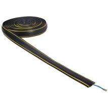 Manutan Expert - Kabeldoorvoer, lengte 3 m - Zwart/geel - Manutan Expert