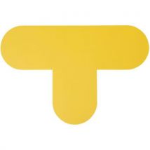 Sticker Voor Grondmarkering T-vormig 200x300 Geel - Manutan, - Manutan Expert