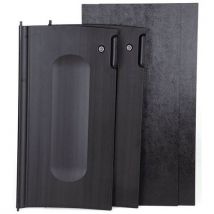 Afsluitbare Kastdeurset Zwart, - Rubbermaid