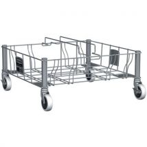 Slim Jim Dubbele Rvs Dolly Rvs, - Rubbermaid