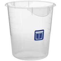 Ronde Voedselcontainer 7,6 Ltr Verse Vis Transparant, Blauw, - Rubbermaid