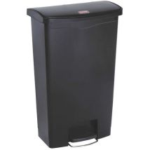 Slim Jim Step On Container Front Step Kunststof 68 Ltr Zwart, - Rubbermaid