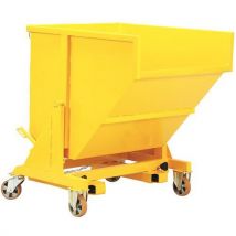 GIE zelfkantelende kiepcontainer op centrale as - Op wielen - Goubard